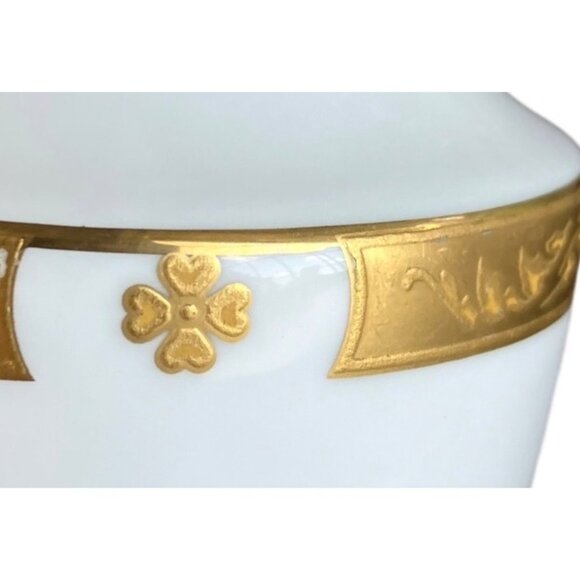 VTG Lenox Landmark Gold Classic Collection Laurel Band Salt & Pepper Set - Picture 3 of 16